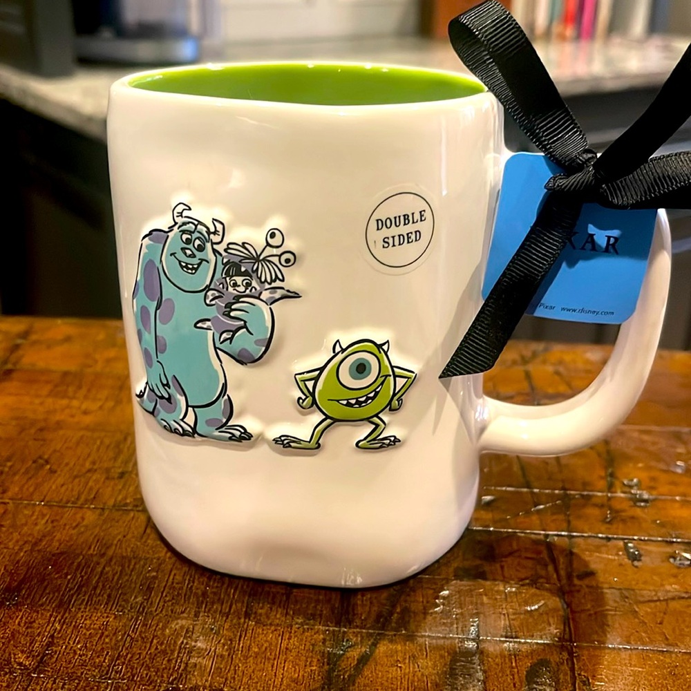 Rae Dunn Monsters Inc  Disney/Pixar “THE SCREAM TEAM” Mug